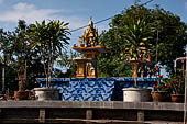 The traditional 'House of the Spirit'. Every Thai house has a house of spirits, the house is made for the spirit of the land, it calms the spirit and assure good blessings for the owner of the house. 